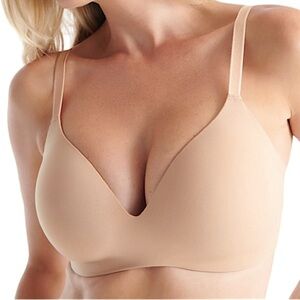 🌟Knix WingWoman Contour Bra Beige Sz 6++ 32/34 G Comfort Wireless Molded Cup